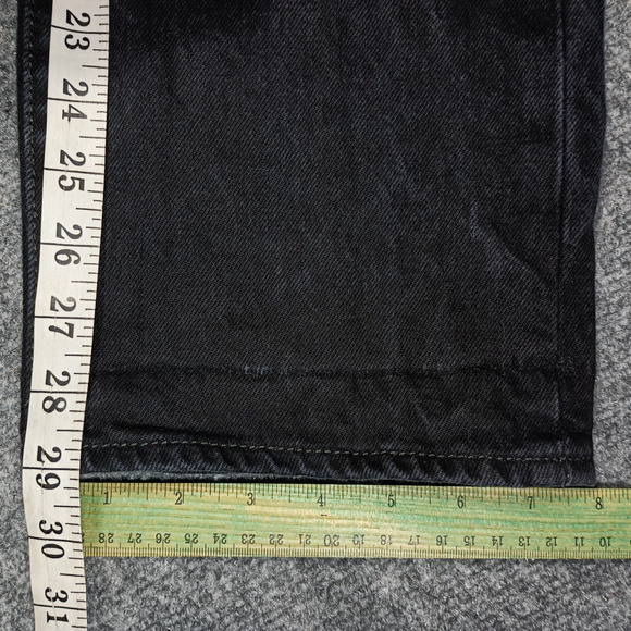 Levi’s 501 jeans men size 34 x 30 black rigid original fit button fly - Picture 5 of 11